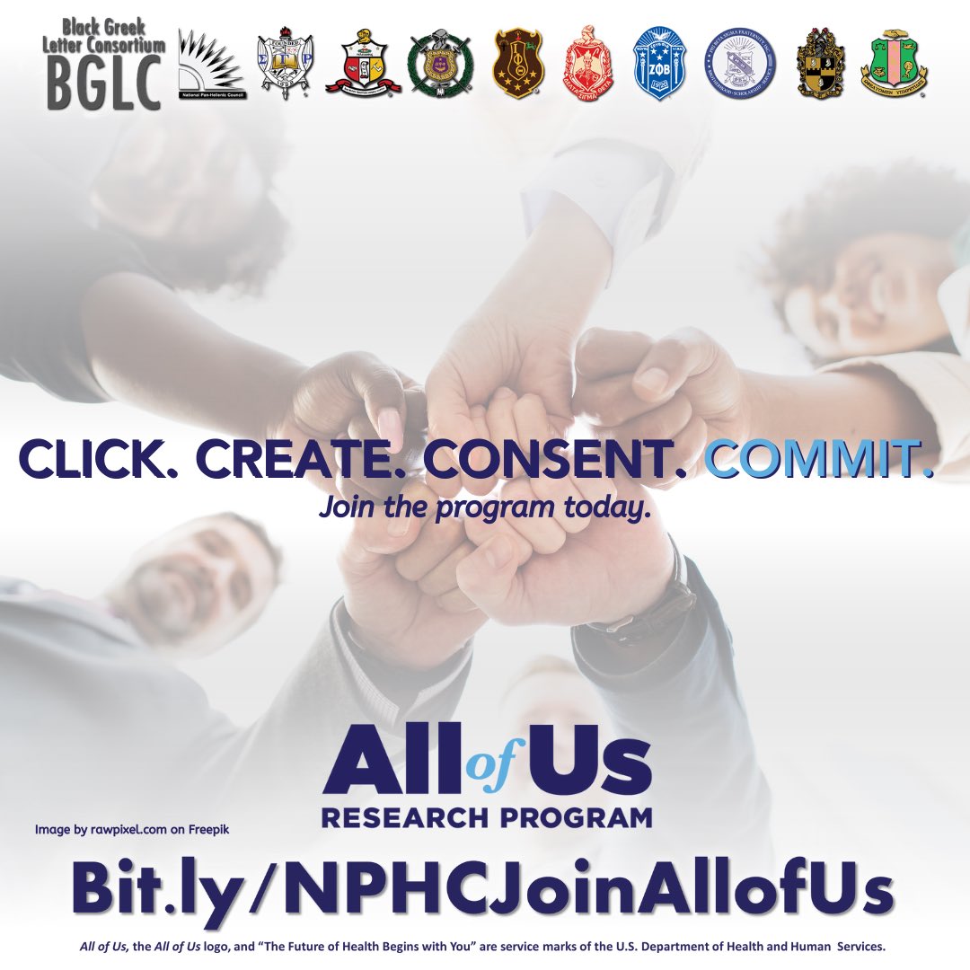 SGRho's tweet photo. Commit to being part of the change. Learn more by visiting https://t.co/9VbwDFLdUW and enrolling today!
#joinallofus #bglc #SGRho #medicalresearch #clickcreateconnectcommit #makechangepossible https://t.co/ZsUPase8v2