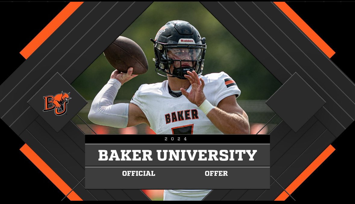 loch north (@lochnorth) on Twitter photo After a great talk with <a href="/CoachMRegalado/">Miguel Regalado</a>, I am blessed to receive an offer to play football at <a href="/BakerU_Football/">Baker University Football</a>! After a great talk with <a href="/CoachMRegalado/">Miguel Regalado</a>, I am blessed to receive an offer to play football at <a href="/BakerU_Football/">Baker University Football</a>!