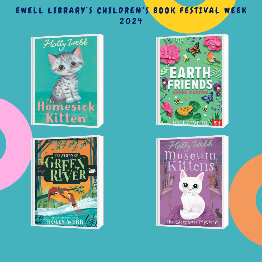 🌟 Meet the Author: Holly Webb! @HollyKateWebb 📚 Join us Feb 13th, 10:30 AM, as Holly talks about real animals inspiring her books. Perfect for ages 7-12. 🎟️ £4/child. Purchase on bit.ly/EwellBookFest24 or at Ewell Library Desk. #SurreyLibraries #EwellBookFestival