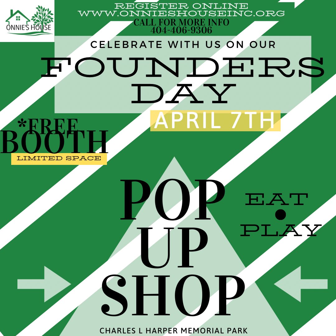 Come celebrate our 6th year with us! 

We are having a pop up shop featuring some local businesses that we would like to invite you to come out and support! All booths/tables are FREE! Ask us how you can be a part!!
*Limited Space Available*
#atlevents #atlanta #popupshop