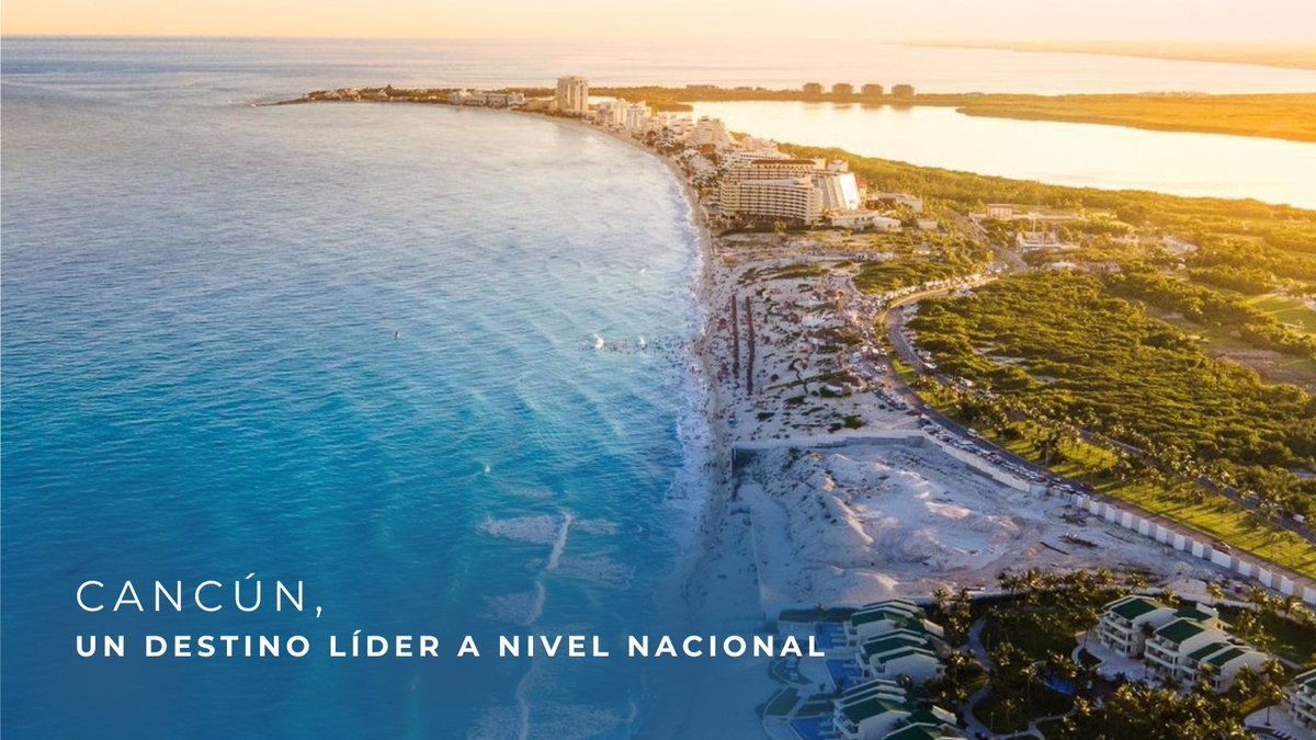 #Cancún se consolida como líder nacional en ocupación hotelera durante los primeros días de 2024. ¿Cuáles son tus motivos para visitar Cancún? 
🌴 Vacaciones
💻 Trabajo
🤩 Aquí vivo
#AHCPMIM #PuertoMorelos #IslaMujeres #HotelesCancún #Hotelería #Turismo #Viajes #CaribeMexicano