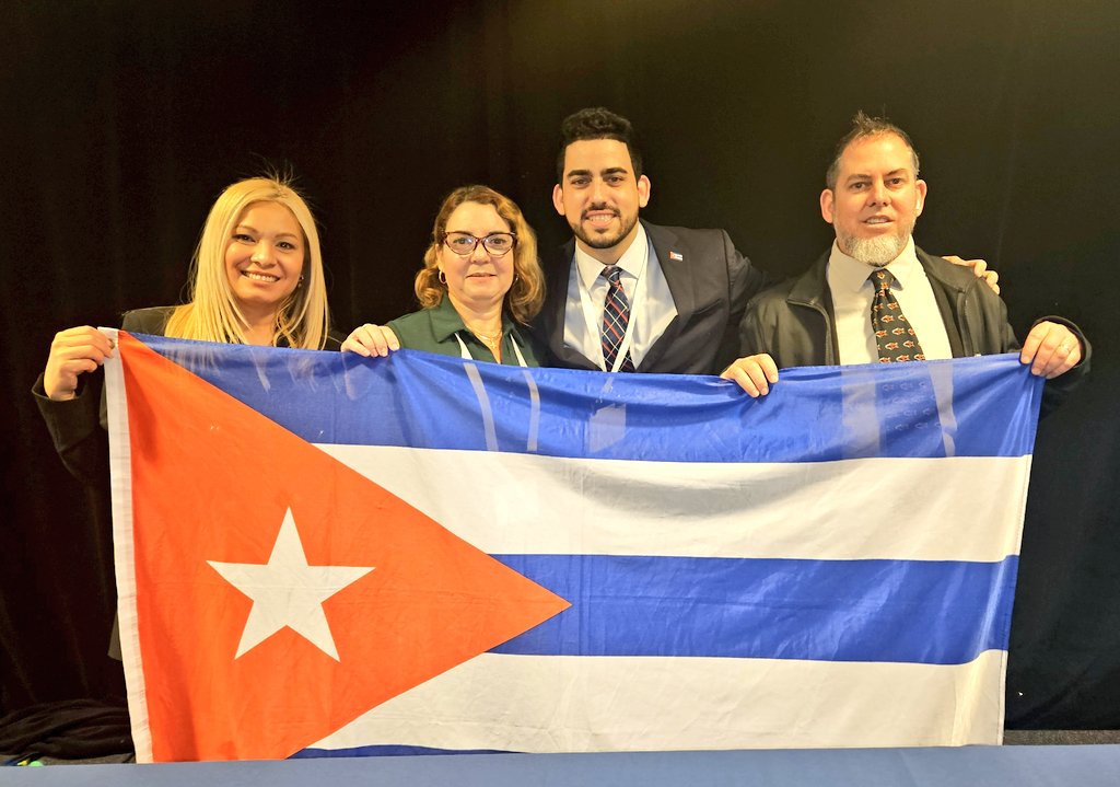 FelixLlerenaCUB's tweet photo. Junto a mis colegas defensores de la Libertad Religiosa alzando la voz por los perseguidos y violentados en Cuba.

Un honor para mí estar junto a estos grandes luchadores de la libertad religiosa para Cuba. https://t.co/u3SRfA7YUe