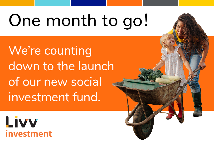 We're counting down to the launch of our new social investment fund, where we'll be inviting social enterprises and charities to apply for grants or loans to help our communities flourish. 

Find out more about Livv Investment here 👉 bit.ly/47TtiGw