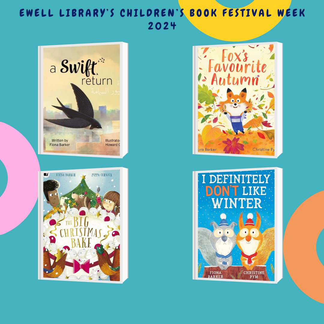 🌟 Meet the Author: Fiona Barker! @Fi_BGB 📚 Feb 14th, 2 PM - Fiona reads 'A Swift Return,' followed by drawing, singing, and craft activities. Perfect for ages 3-8. 🎨 🎟️ £4/child. Purchase on bit.ly/EwellBookFest24 or at Ewell Library Desk. #FionaBarker #SurreyLibraries
