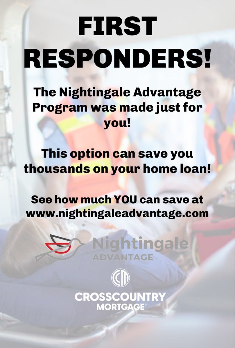 CharlesRJackson's tweet photo. Calling all First Responders! You can save thousands on your home loan! Healthcare, first responder, military, law enforcement, and you're wanting to buy a home, reach out to us to see if you qualify!

https://t.co/FZoKWFQqBN call 720-334-2949! We are here for you! . . . https://t.co/LNsL4d4sXE