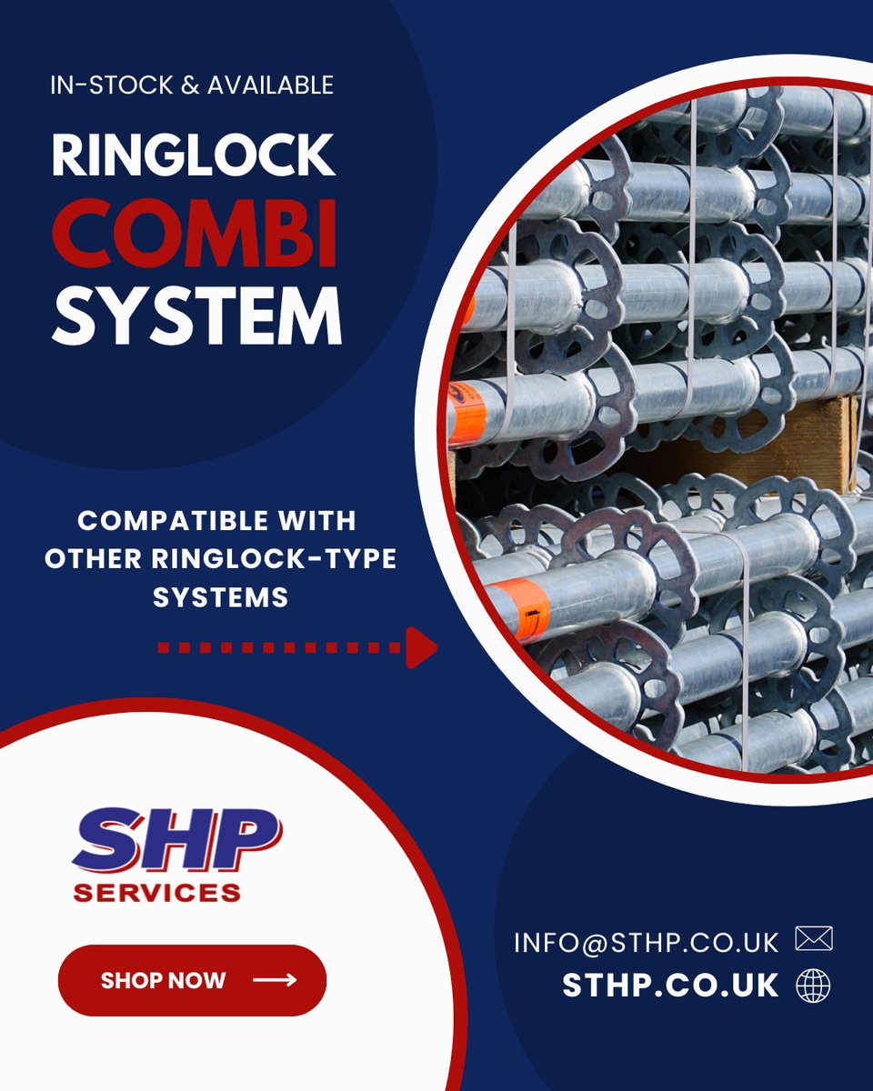 St_HelensPlant's tweet photo. 💪 The COMBI Ringlock system is fully compatible with other Ringlock-Type systems, this innovative system will save you time and money!

More Details 👇👇👇
https://t.co/HmCbdALLNk

#StHelensPlant #COMBIRinglock #Scaffolding #Ringlock #Suppliers #MJCOMBI https://t.co/oAZT4YX97L