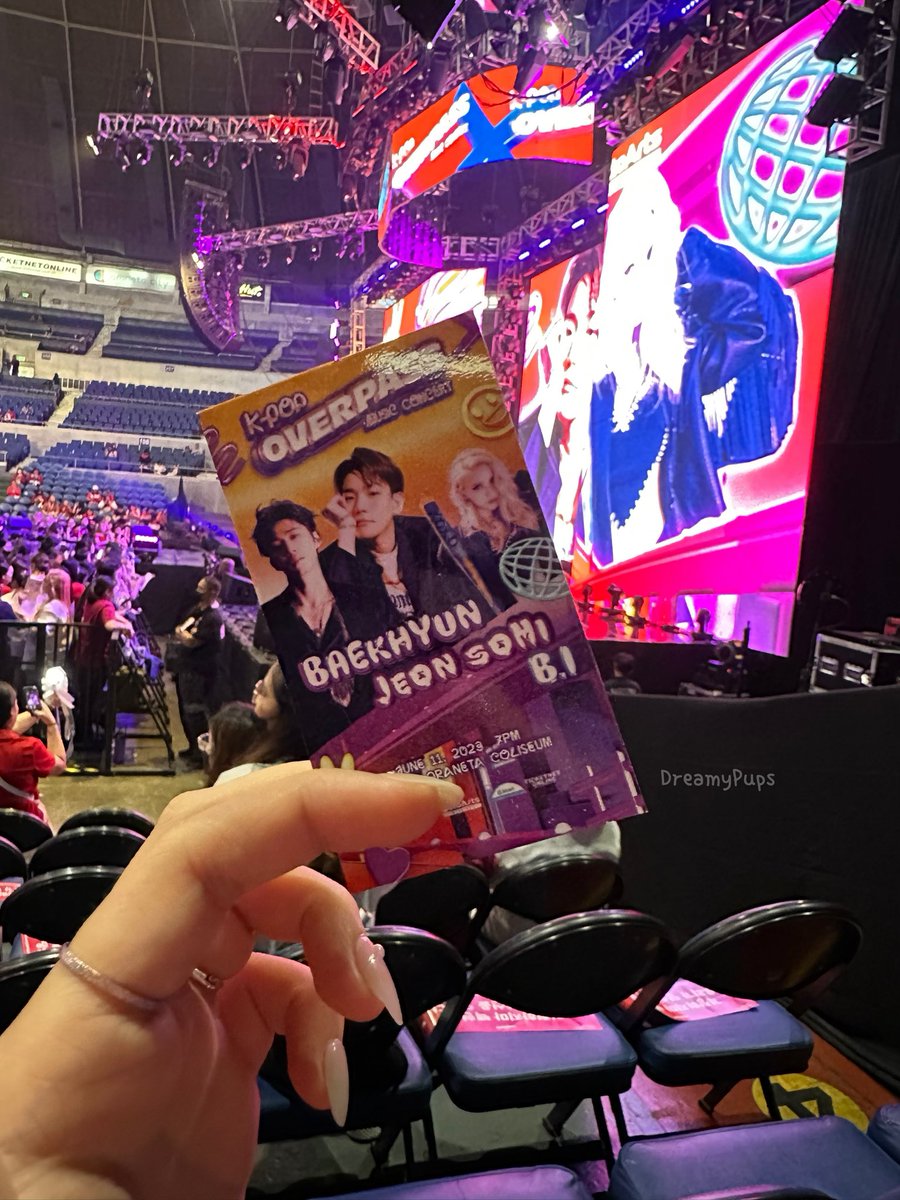 DreamyPups's tweet photo. #OVERPASSinMNL
#EXO #BAEKHYUN #BI #KIMHANBIN #SOMI
Section 113 - Port 1
Row 6
6/11/23 💝 https://t.co/R3BjTL4ApR