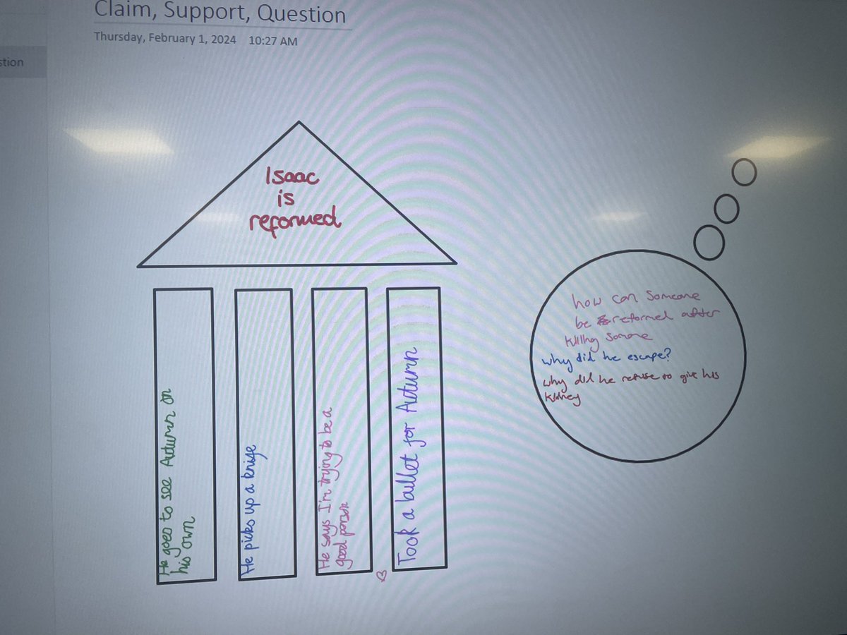 Mr_Mac_Drama's tweet photo. Highers using Thinking Routines to revisit key moments from Grain in the Blood #makingthinkingvisible #thinkingroutines #dramateaching #drama @Linlithgow_Acad https://t.co/0imf0uyUmm