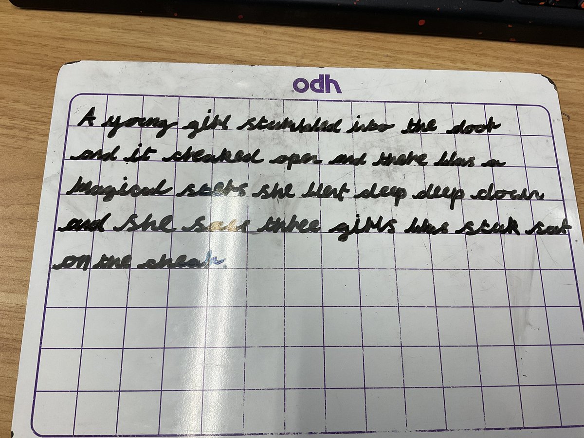 We used <a href="/HeyPobble/">Pobble</a> today to prompt some sentence work and Coral Class had some BRILLIANT ideas! #proudteacher