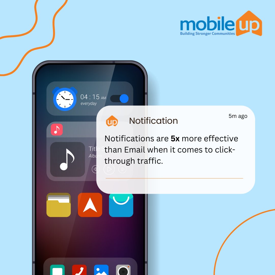 MobileUpApps's tweet photo. Our clients are seeing outstanding results using a custom mobile app to engage their audiences. App notifications are just another way to connect with your audience on the go. 🤝📲

Find out why this communication is more effective:
https://t.co/fovwV4x1t3

#mobileapp #mobileup https://t.co/lXPaD7WIMn