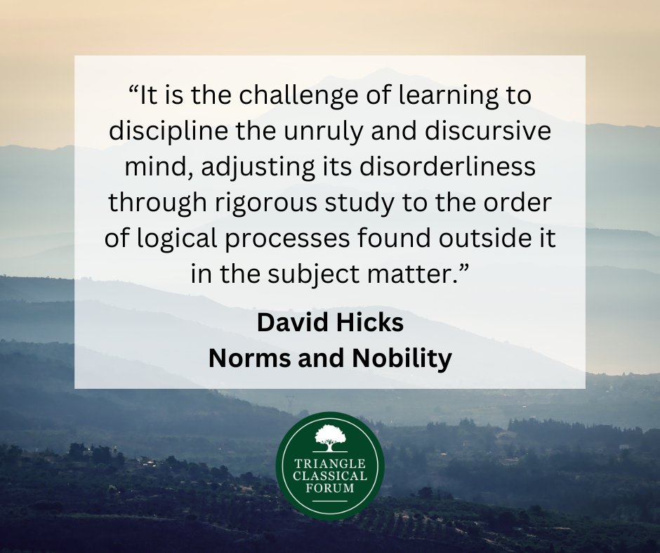 TClassicalForum's tweet photo. Come discuss Norms and Nobility with us on the first Wednesday of each month! We would love to see you there. #classicaleducation https://t.co/hp0kjGDeWs