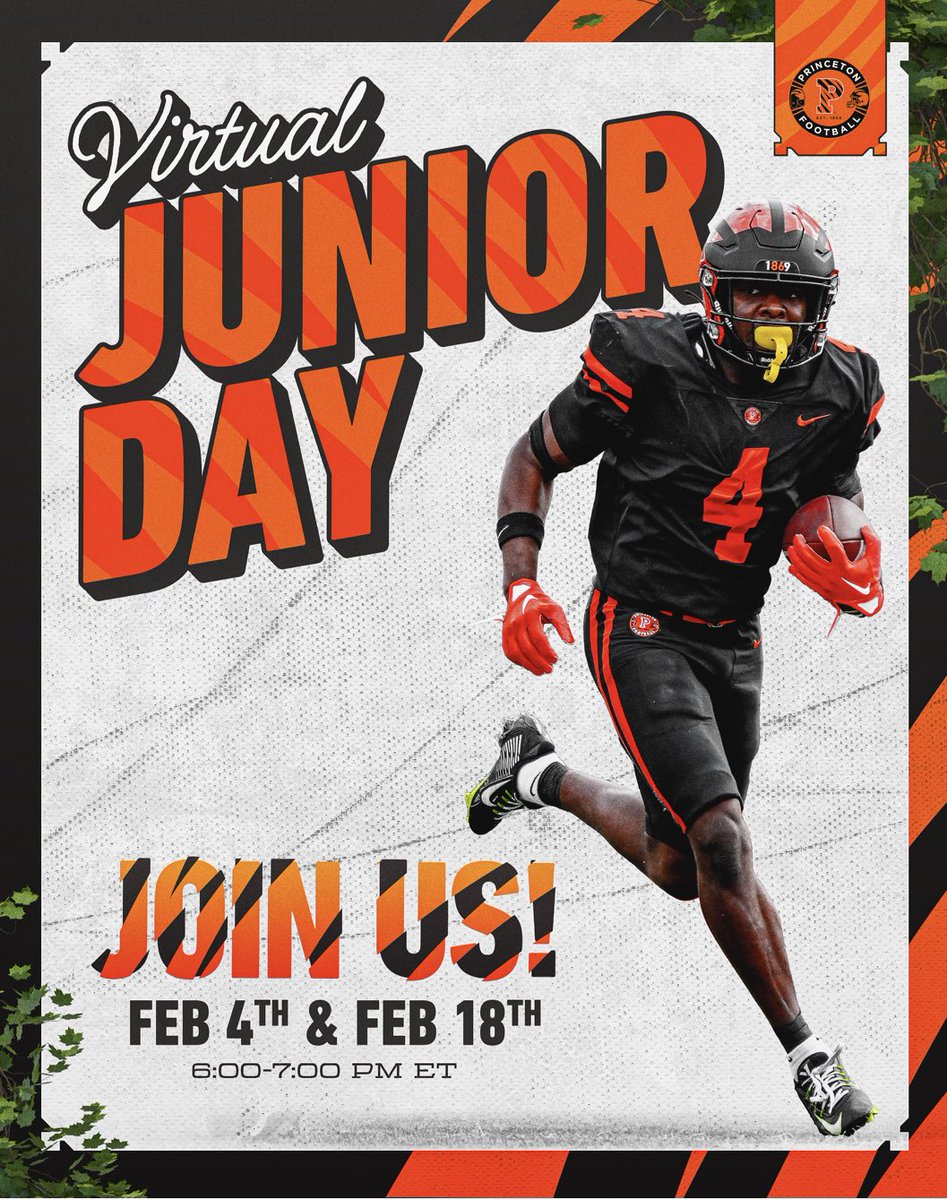 Thanks for the Junior Day Invite! @bvav48 @SHSProspects @QBHitList @Elite11 @PrincetonFTBL @ChadSimmons_ @JeremyO_Johnson @andrew_bertz @CoachRosenbaum @CoachBobSurace