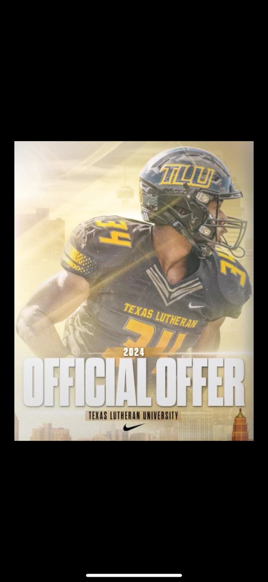 #AGTG Texas Lutheran offered.