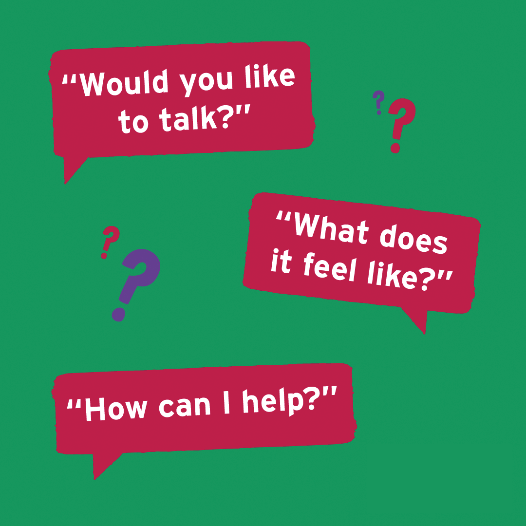 💬 It can be difficult to know what to say when someone opens up about their mental health. You don't need to have all the answers. Asking open questions lets them share as much as they're comfortable with. #TimeToTalk @coopuk @MindCharity @Rethink_