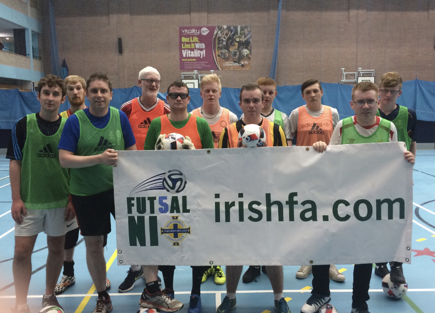 New players are welcome this weekend to the Lisburn Rovers Visual Impairment Football Club ⚽️ Taking place at Lisburn Leisureplex ⤵️ Juniors, Saturdays 11am – 12pm (Ages 7 - 14) Seniors, Wednesdays 7pm – 8pm (Ages 15+) 📧 To register, please contact stephen.watson@irishfa.com