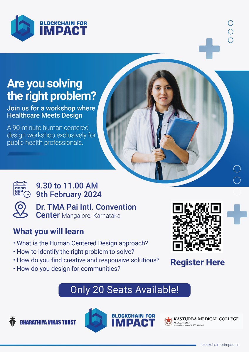 Join us for a workshop where ‘Healthcare Meets Design’, designed exclusively for public health professionals to get a glimpse in to the human centered design process, happening at IAPSCON 2024, Dr. TMA Pai Intl. Convention Center, Mangalore. Karnataka. #BFI #IHCR