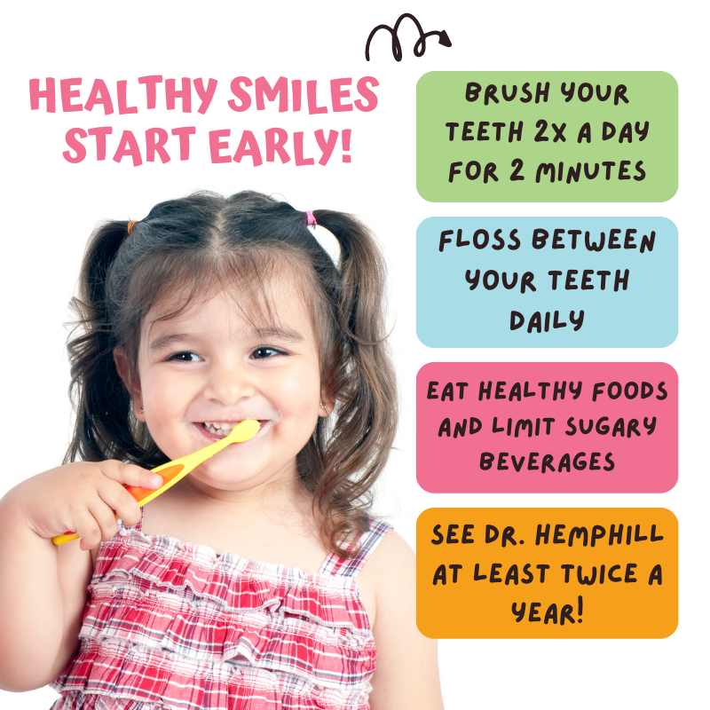✨Happy National Children’s Dental Health Month! ✨ Let’s teach our little ones the importance of taking care of their teeth and gums! 🦷🪥

#nationalchildrensdentalhealthmonth #childrensdentalhealthmonth #childrensdentalhealth #pediatricdentist #february