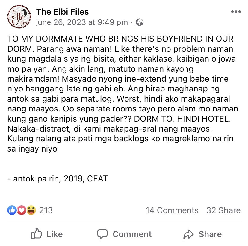#minwon filo au.    

si wonwoö na nagpost sa the elbi files kasi naiinis na siya sa dormmate at 'jowa' nito dahil ang ingay everytime they're in mïngÿú's room, pero hindi, hindi raw siya nagseselos at lalong di raw niya type si mïngÿú