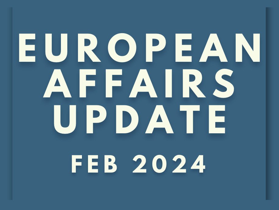 Out now, the February 2024 edition of #EuropeanAffairsUpdate, packed with #heritage policy and funding news... bit.ly/3gzjVUn