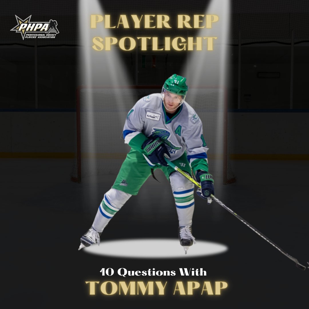 A leader by example, <a href="/tapap4/">Tommy Apap</a> doesn't take anything for granted. Learn about his journey and the incredible influence of his role model, his dad. 💙

Check out this weeks PHPA Player Rep Spotlight with Tommy Apap of the Florida Everblades!

📝: phpa.com/news/2913