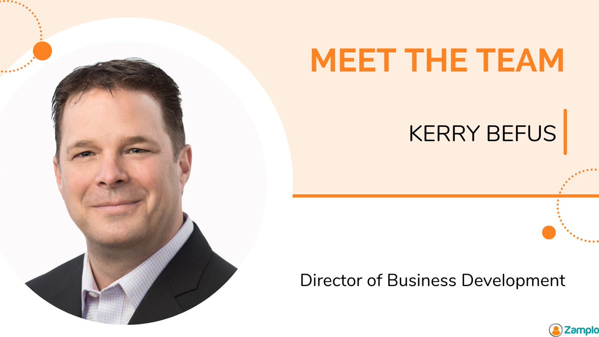 Meet Kerry Befus, the Director of Business Development at Zamplo Inc. Kerry’s passion for Zamplo comes from his own health journey.

Through his journey, he realized the importance of taking ownership of your own health data.

To learn about the Zamplo app hubs.ly/Q02hs7tZ0