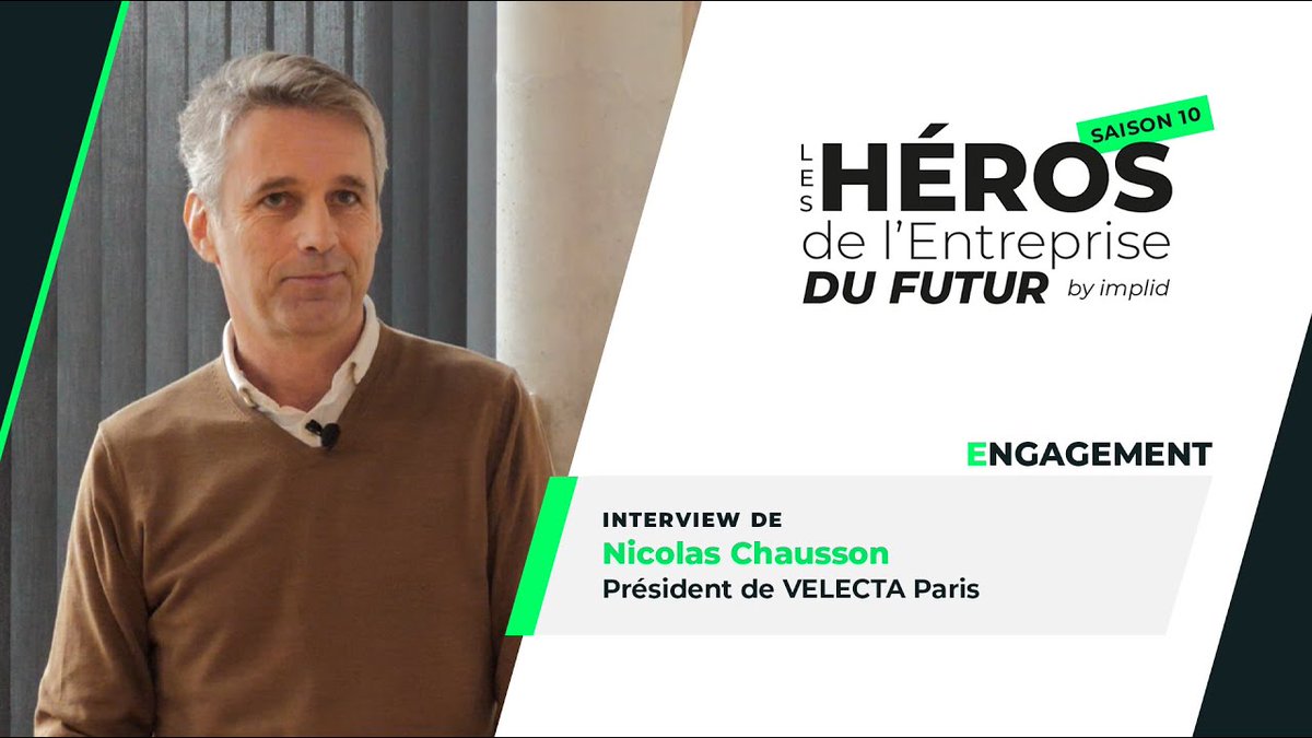 #baromètreHEROS2023 | implid x <a href="/EDFutur/">Entreprise DU FUTUR</a>
📺 E comme #Engagement !

🎙️ Découvrez l'interview de Nicolas Chausson, PDG chez <a href="/velecta_paris/">VELECTA PARAMOUNT PARIS</a>, sur leurs enjeux RSE et leur engagement dans le 100% #MadeinFrance 🚀

Vidéo ⏯️ youtube.com/watch?v=1E-gqp…

Résultats 📊 implid.com/article/barome…