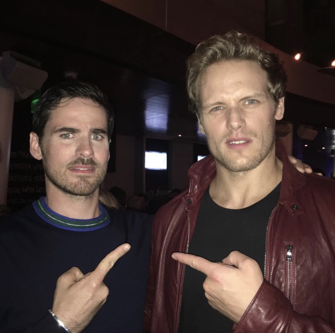 vesselofswan's tweet photo. #ThrowbackThursday to @colinodonoghue1 on instagram: βAsk and you shall receive! @SamHeughan #sdcc #ewcomicconβ https://t.co/n5EUnnN88p