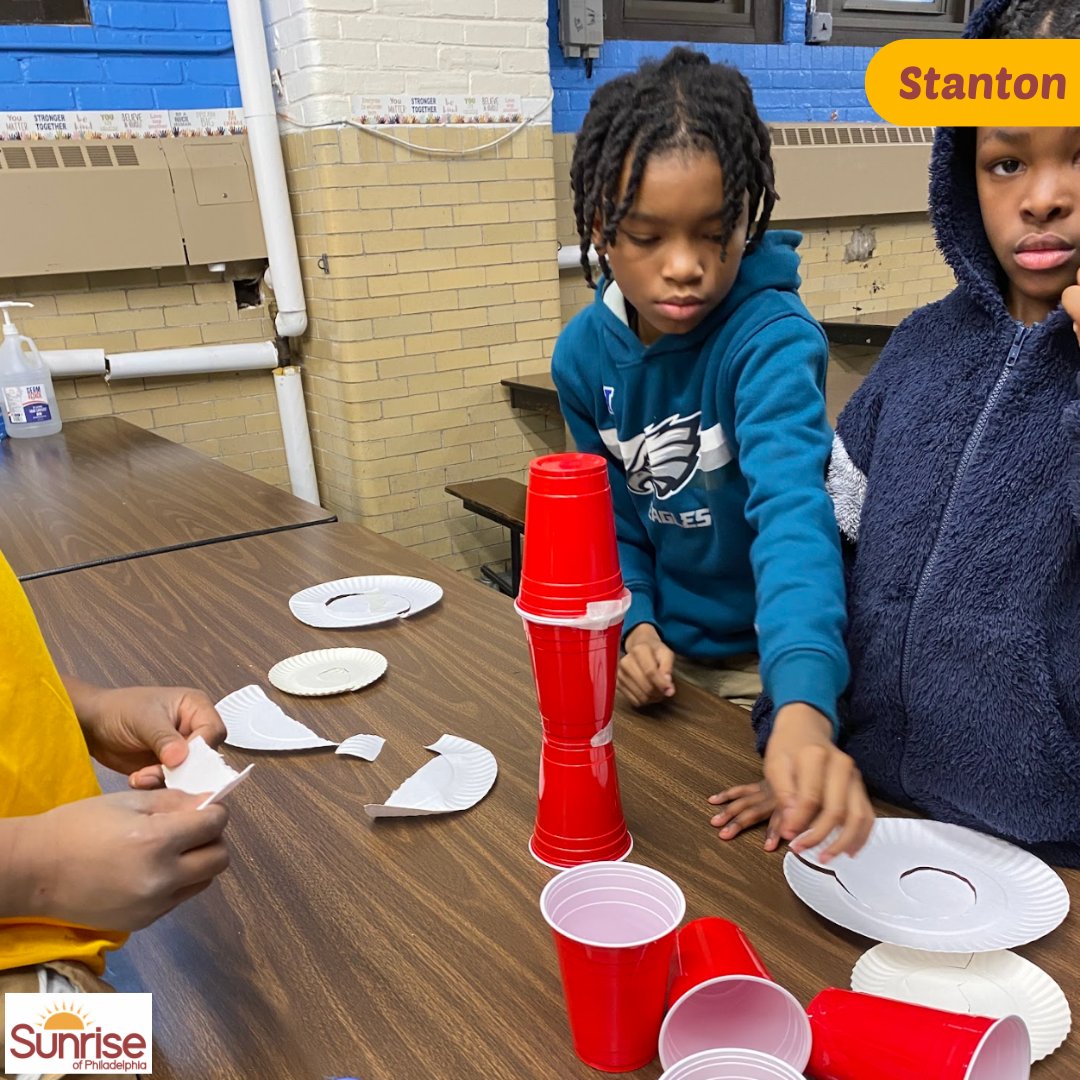 Turning STEM into a thrilling ride! 🎢🚀 Sunrise students at Stanton transformed plastic cups and paper plates into mini roller coasters. #handsonlearnning