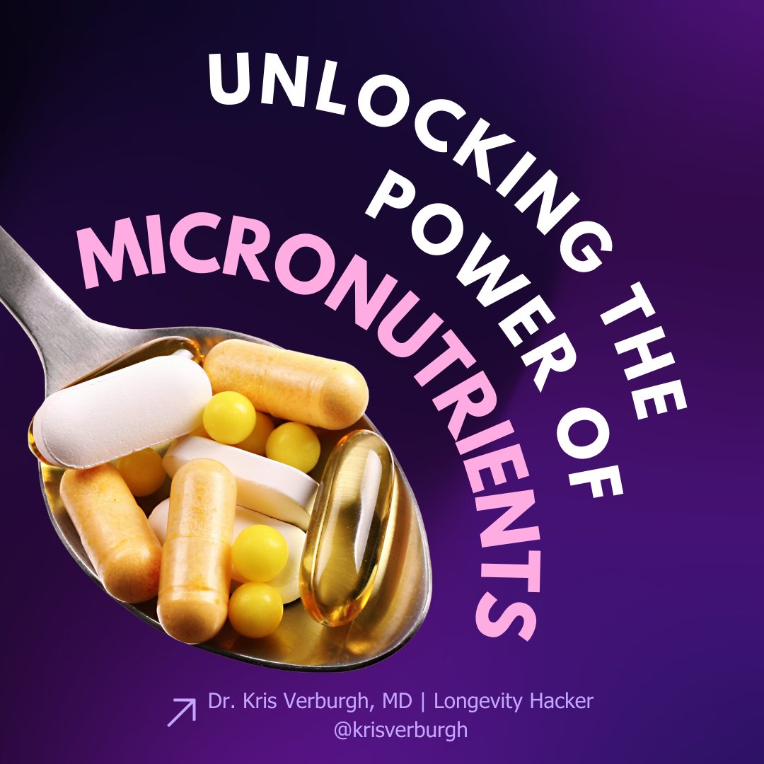 Krisverburgh's tweet photo. When we get older, our body is less able to absorb “nutrients”.
Even with a healthy diet, it’s difficult to get all required micronutrients (e.g. iodine, vitamin D, magnesium ) for an optimal, long lifespan. Read more: https://t.co/tWtp65nLC0 https://t.co/CkA5HuG6tD