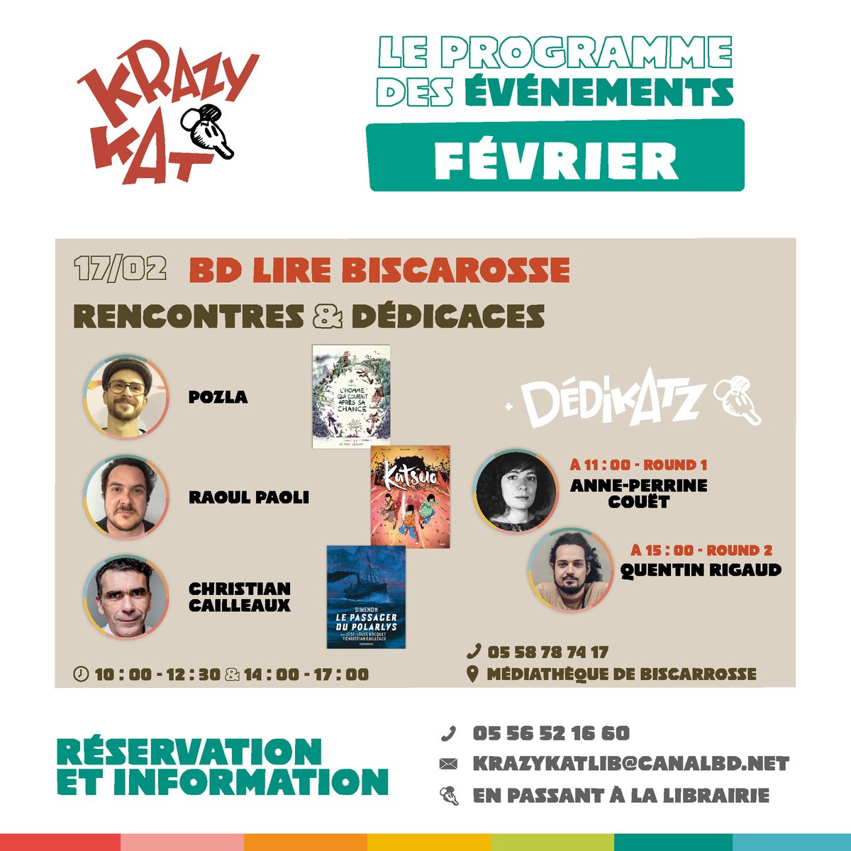 Librairie Krazy Kat tweet media