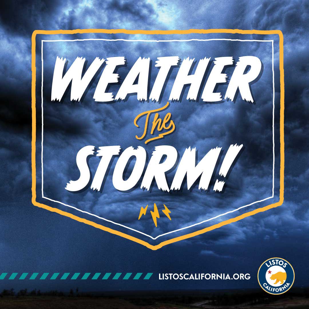 We’ve got this, California! Planning ahead for severe storms is the best way to ensure everyone’s safety. 

Download the Listos California Disaster Ready Guide: listoscalifornia.org, available in multiple languages.

Together, we can weather any storm. ☔

#ListosCalifornia