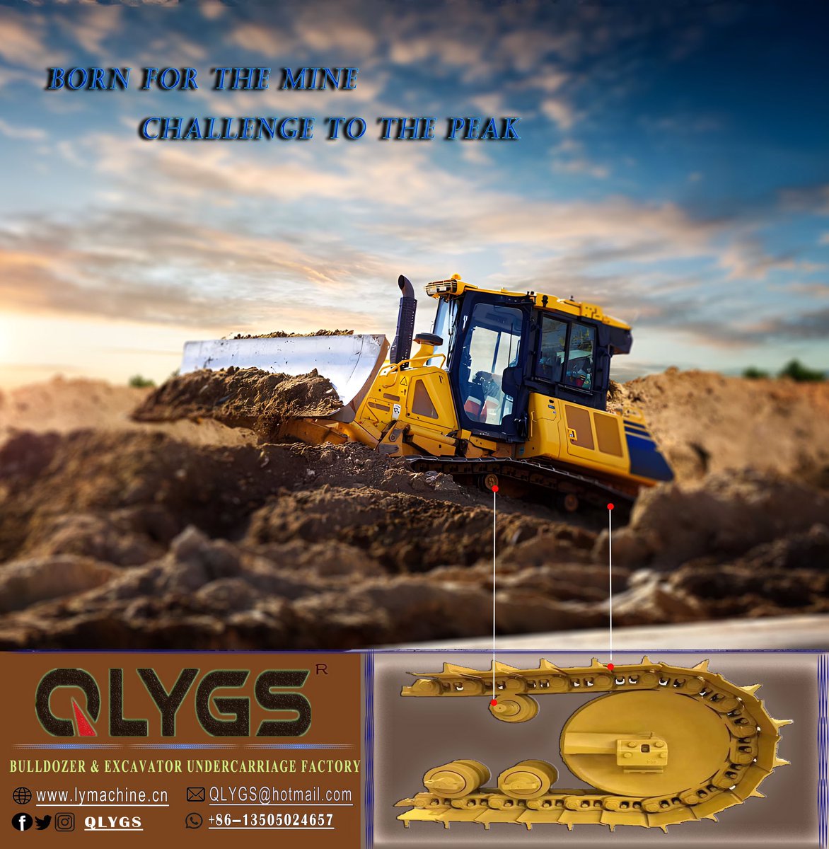 qlygs's tweet photo. Wish every dear friend a great business beginning on 1st. of Feb.
BORN FOR THE MINE,
CHALLENGE TO THE PEAK.
Construction and Engineering machinery Manufacturer
+86-13505024657
#QLYGS@hotmail.com
https://t.co/bOzIUMkK35
#excavator #bulldozer #drillingrig #loader #trackroller https://t.co/tumhP9Bi3s