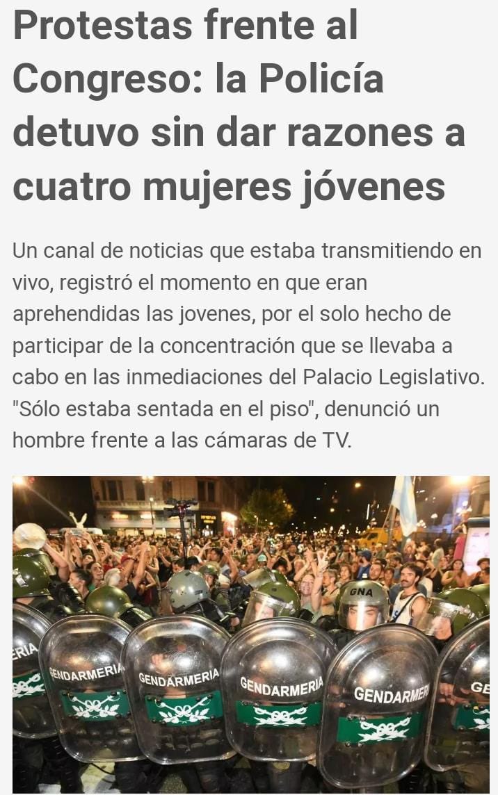 ⚠️ GRAVÍSIMO:
Milei golpea a las mujeres 👎🏽

Con el Congreso vallado y rodeado de fuerzas de seguridad (algunos de ellos con provocadores símbolos fascistas), Milei manda a votar su Ley Ómnibus.