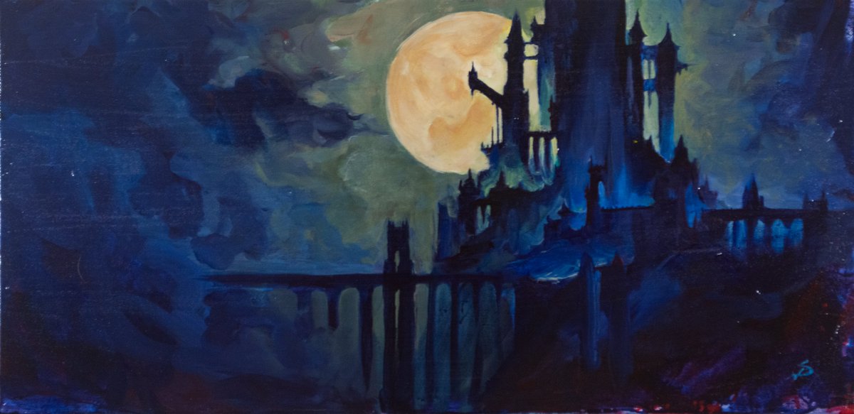 some Castlevania fanart I did years ago for my brother's B-day