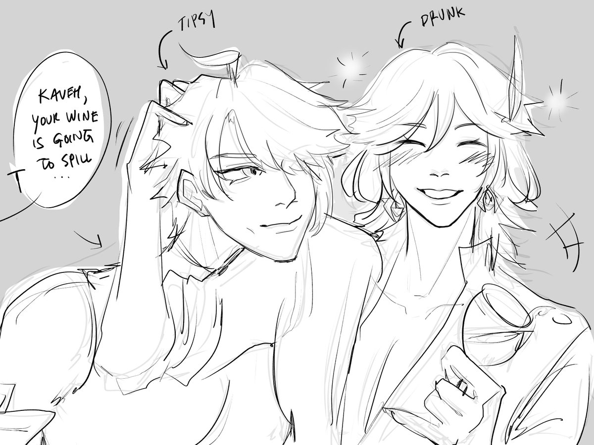 pairadisea's tweet photo. I missed them a lot so I sketched this in 10 minutes I love them #haikaveh https://t.co/yZhKa3kH9L