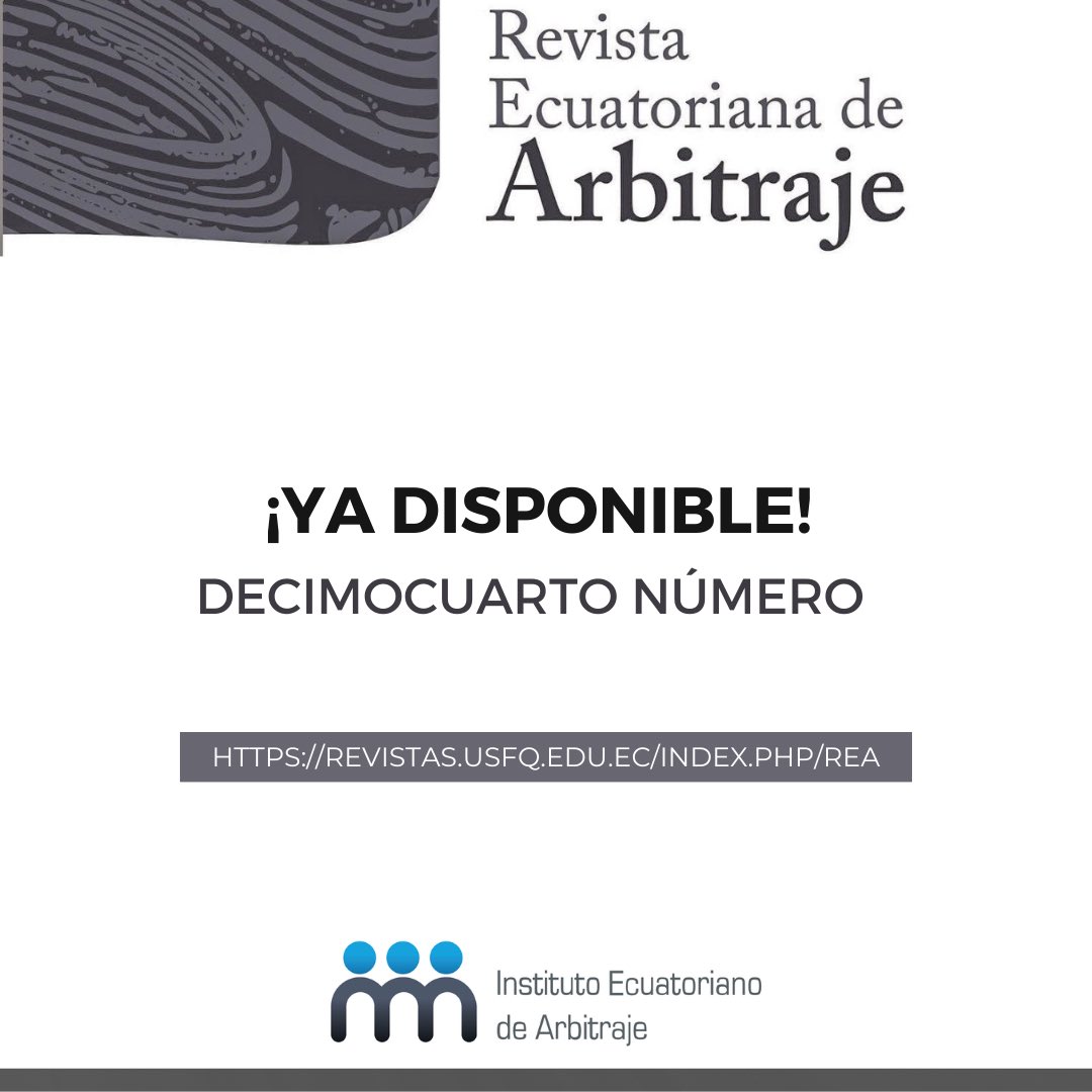 Instituto Ecuatoriano de Arbitraje tweet media