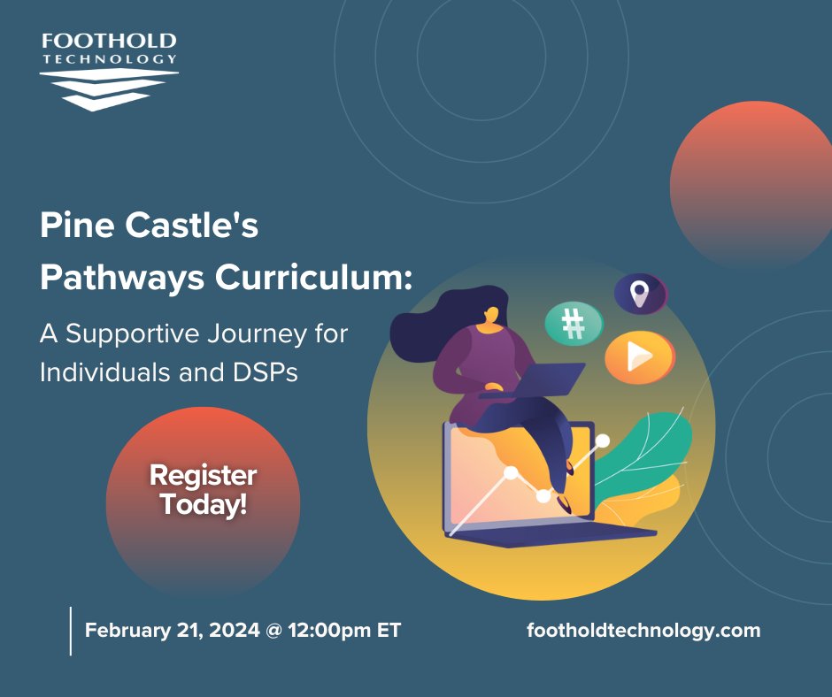 footholdtech's tweet image. Register today for our upcoming #webinar! Gain valuable insights into the implementation process of a Pathways Curriculum, understanding the key components that contribute to its success. #PineCastle #FootholdTechnology #Webinar hubs.ly/Q02j85D60