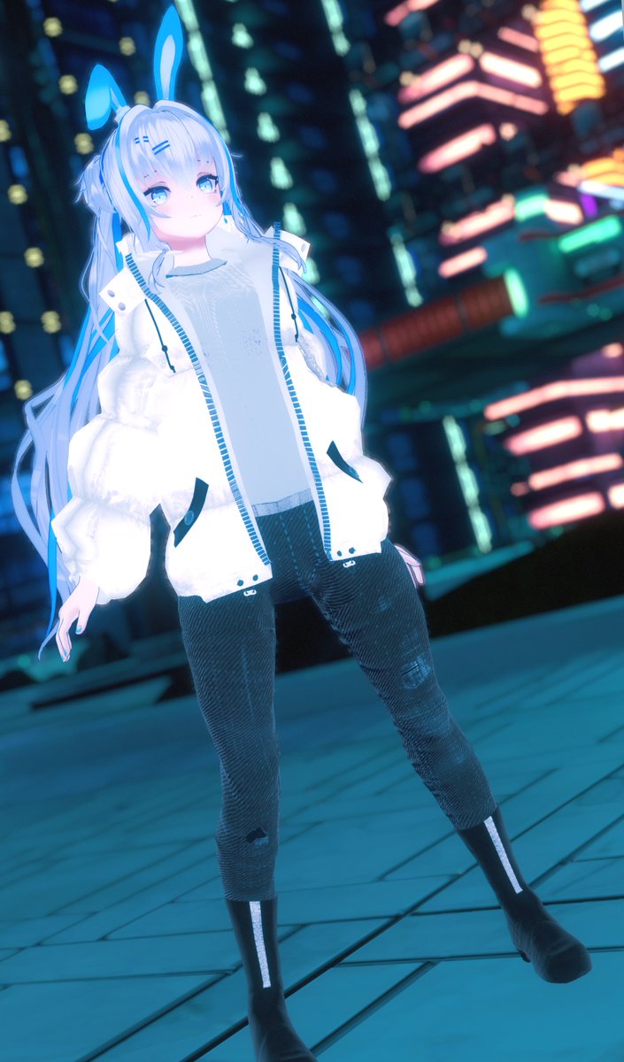 ina_b300VRC's tweet photo. おはよう金曜日！
昨日 @AEKO_VRC さんの抽選キャンペーンに当たって新作衣装を頂いたので早速着せてみました　いい感じ https://t.co/xChfoUwxhB