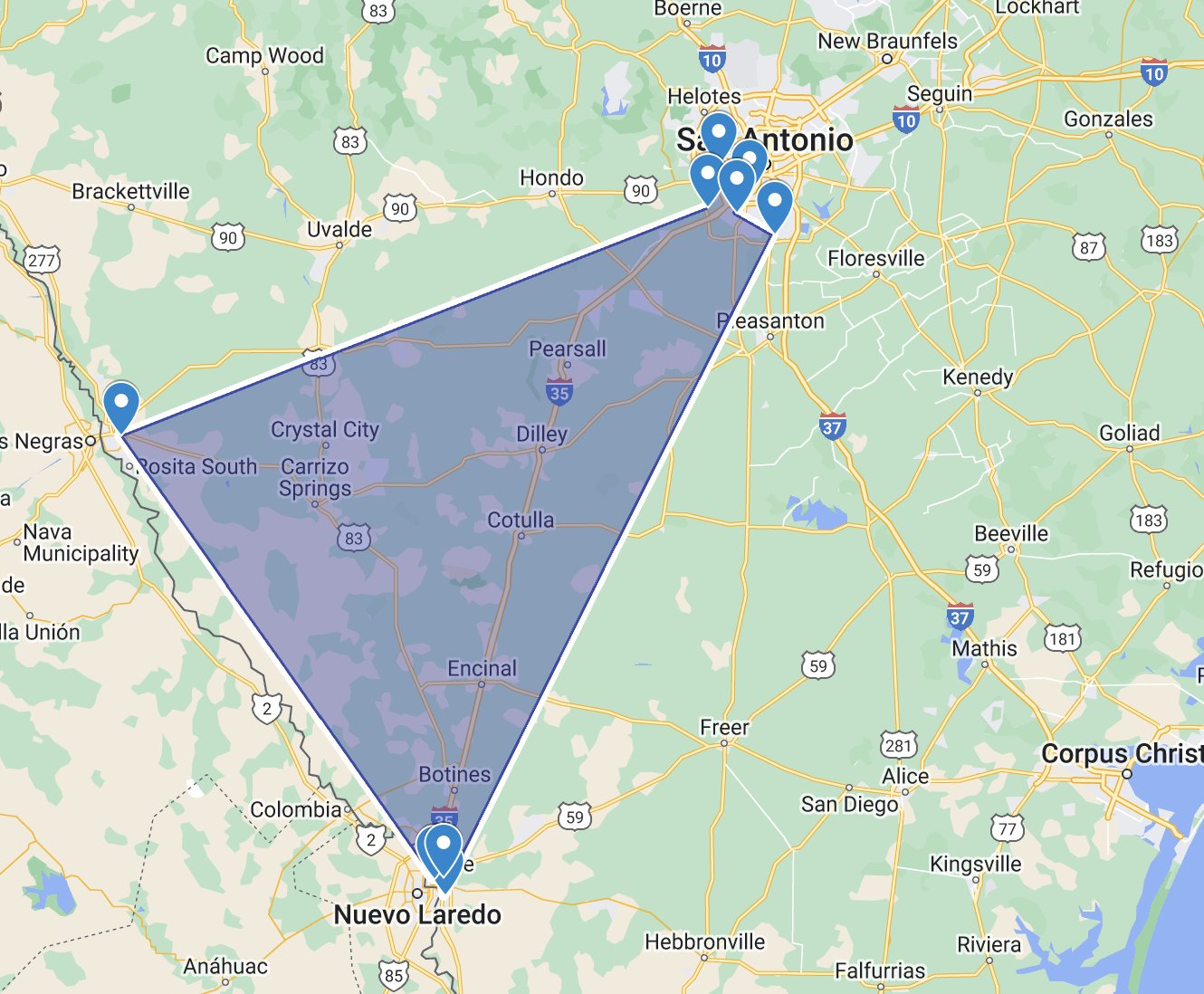 Golden Triangle Texas Map