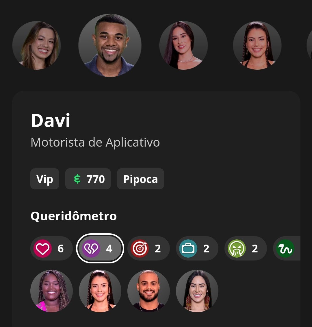 poptime's tweet photo. Isabelle deu coração partido pro Davi e coração pro Bin Laden, que colocou ela no Paredão #BBB24 https://t.co/hM8m3UubB4
