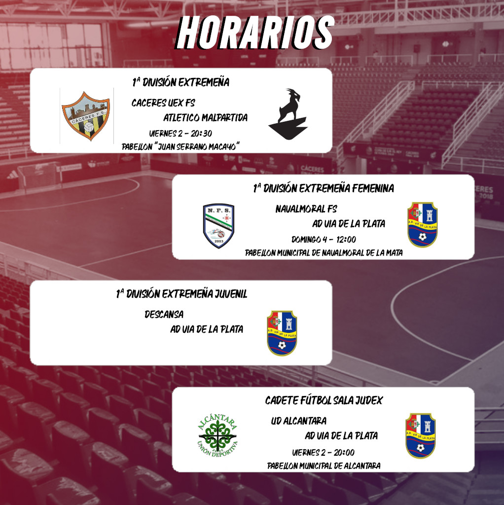 🏆 PARTIDOS DEL FIN DE SEMANA 🏆

#VamosVia #VIAAA #AUAUAU