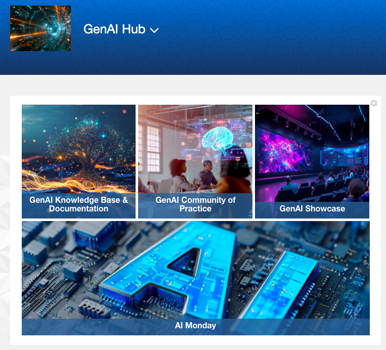 IgniteTech's tweet photo. At IgniteTech, we champion an AI-first culture. That's why we built our #GenAIHub. It's where our teams:
👩💻 Access AI training
🗓 Join #AIMonday workshops
🌟 Spotlight innovations
🤝 Connect with our GenAI community
How does your company support AI learning and innovation? https://t.co/tpKtNc59fc