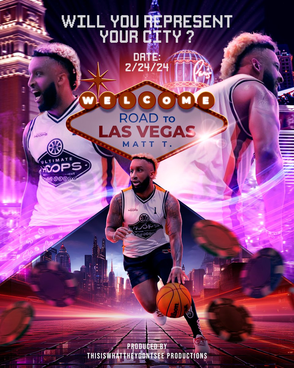 mattthomas_nyc's tweet photo. ROAD TO VEGAS 2/24/24 How will you Represent your City 🌃 ?!
•
•
•
•
•
#thisiswhattheydontsee #basketball #lasvegas #ultimatehoops #uhoops #documentary #docuseries https://t.co/tRbiMIufUI