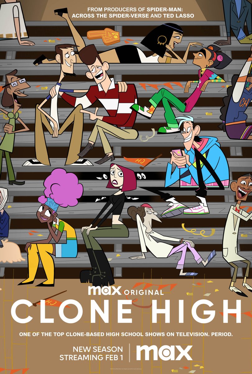 Happy #CloneHigh Day! A whole new season just dropped on MAX! Watch it because if it does well there will be another season and we can bring back Gandhi!