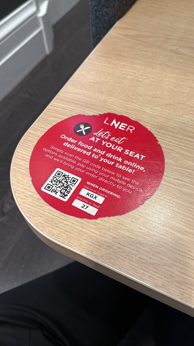 Hi <a href="/LNER/">London North Eastern Railway</a> - I’m in the first class lounge at King’s Cross. These take my money but nobody knows to bring me anything?!