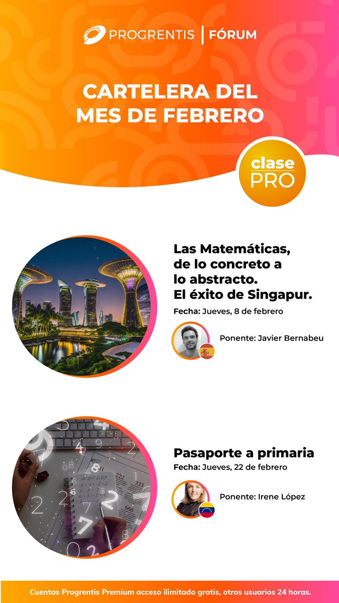 Iniciamos 🙌🙏 

Progrentis FÓRUM

¡Inscríbete!