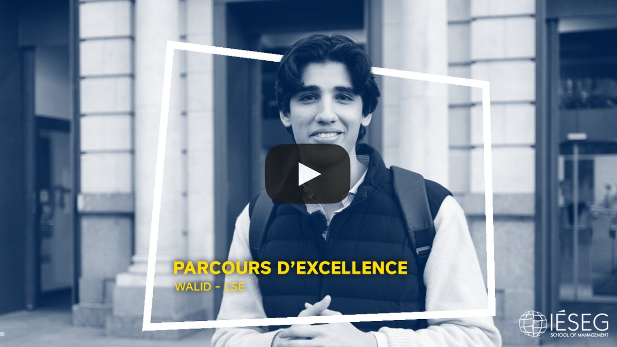 Découvre le témoignage de Walid, étudiant à l'@IESEG en parcours d'excellence au sein de la London School of Economics ! 🎦 youtube.com/watch?v=-h6MEb… #IESEGExperience #PartOfLSE