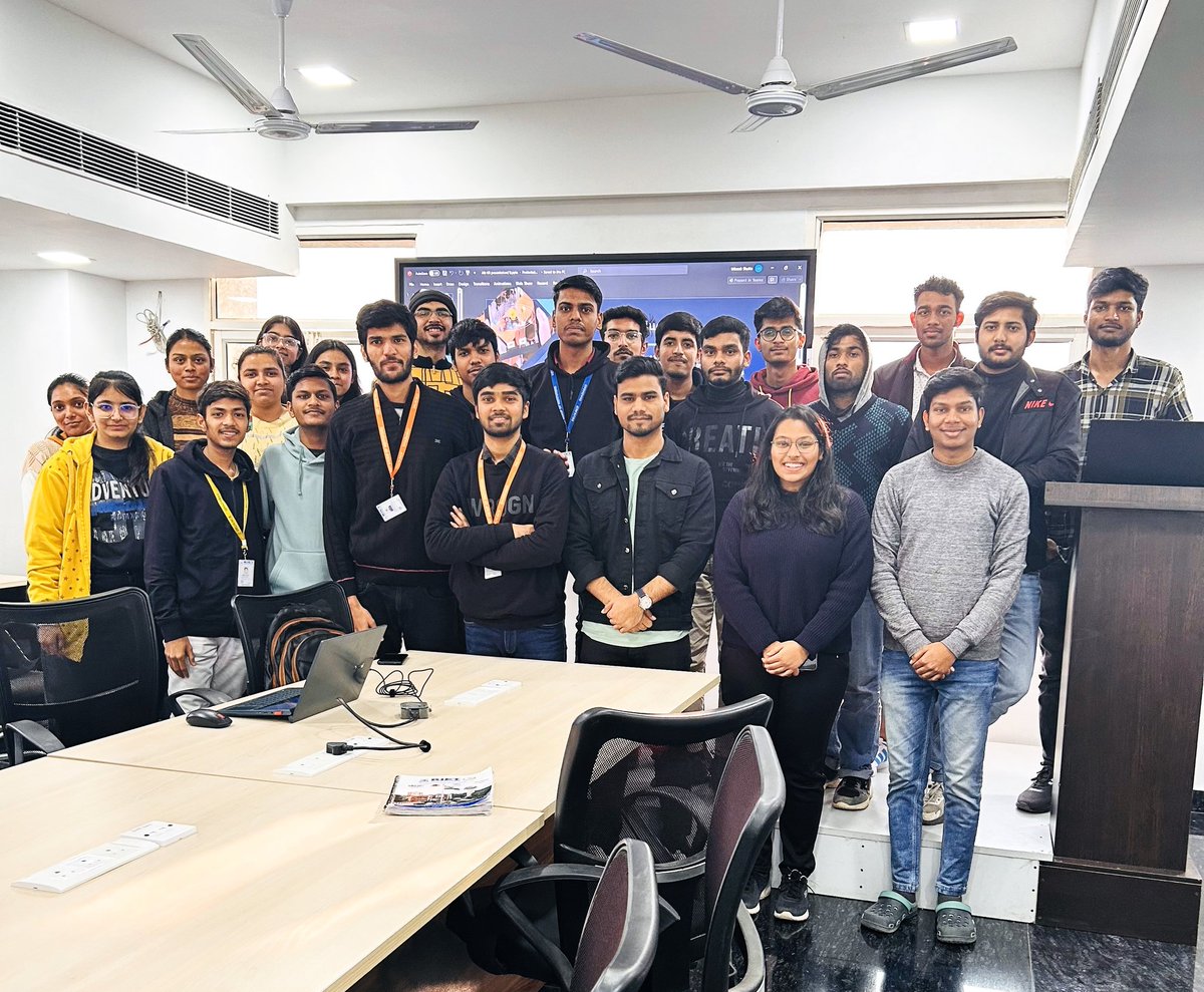 Technocrats_'s tweet photo. 🚀Our Club conducted an AR/VR bootcamp- DevBlend, from Jan 23-26, 2024. Students and mentors united for 3D modeling and game development in Blender and Uni, learning, and growth. Today marks the culmination of this successful boot camp with a felicitation ceremony. ✨
 #DevBlend https://t.co/pbvnbDAnfH