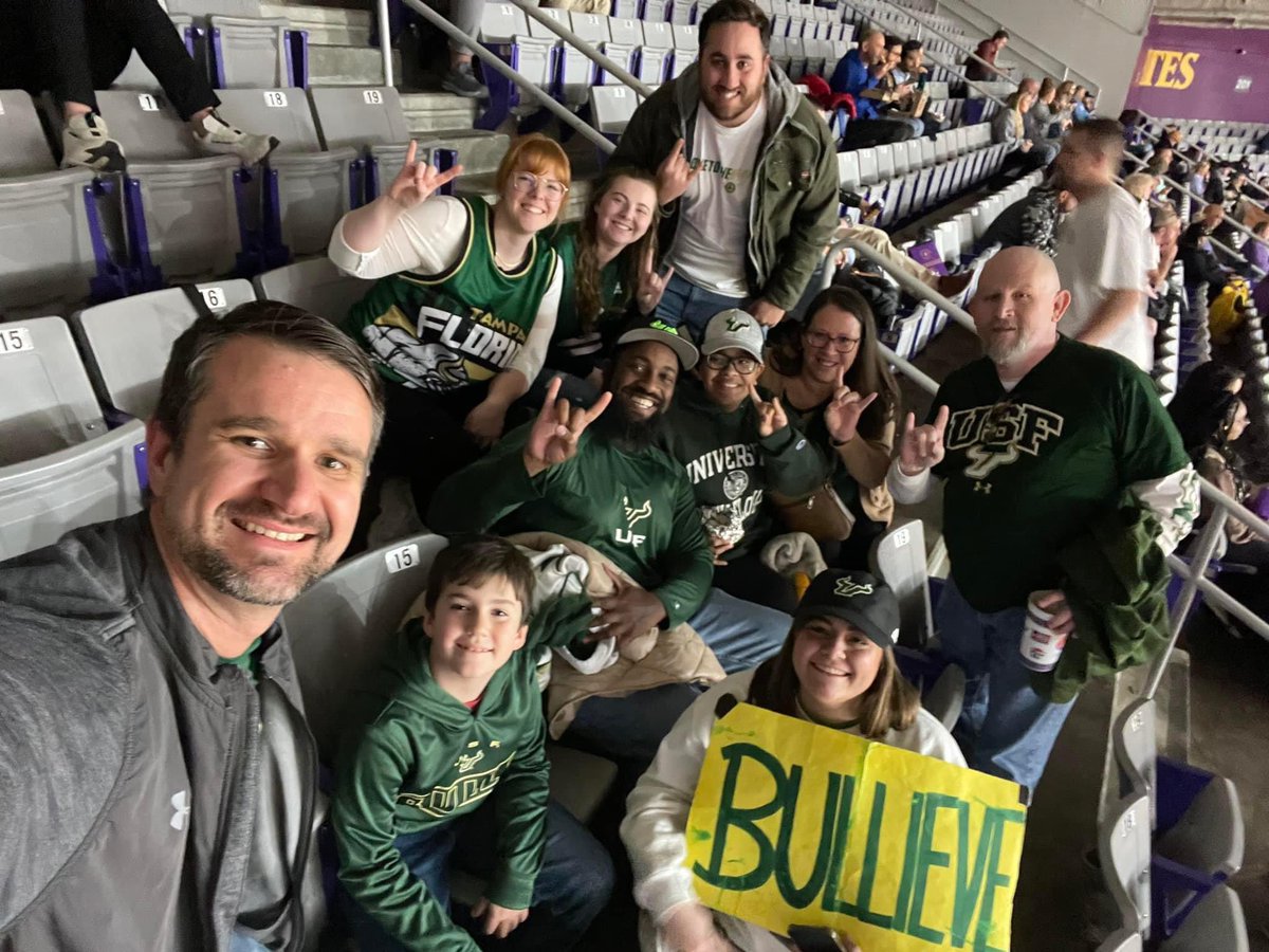 BTheIncredible1's tweet photo. Bulls Invaded Greenville last night! Great win! See yβall in Charlotte March 2nd!
Not The Same Ol South Florida!
#RoadSupport #HornsUp #Bullieve #USF #USFMBB https://t.co/S7dapw56I4