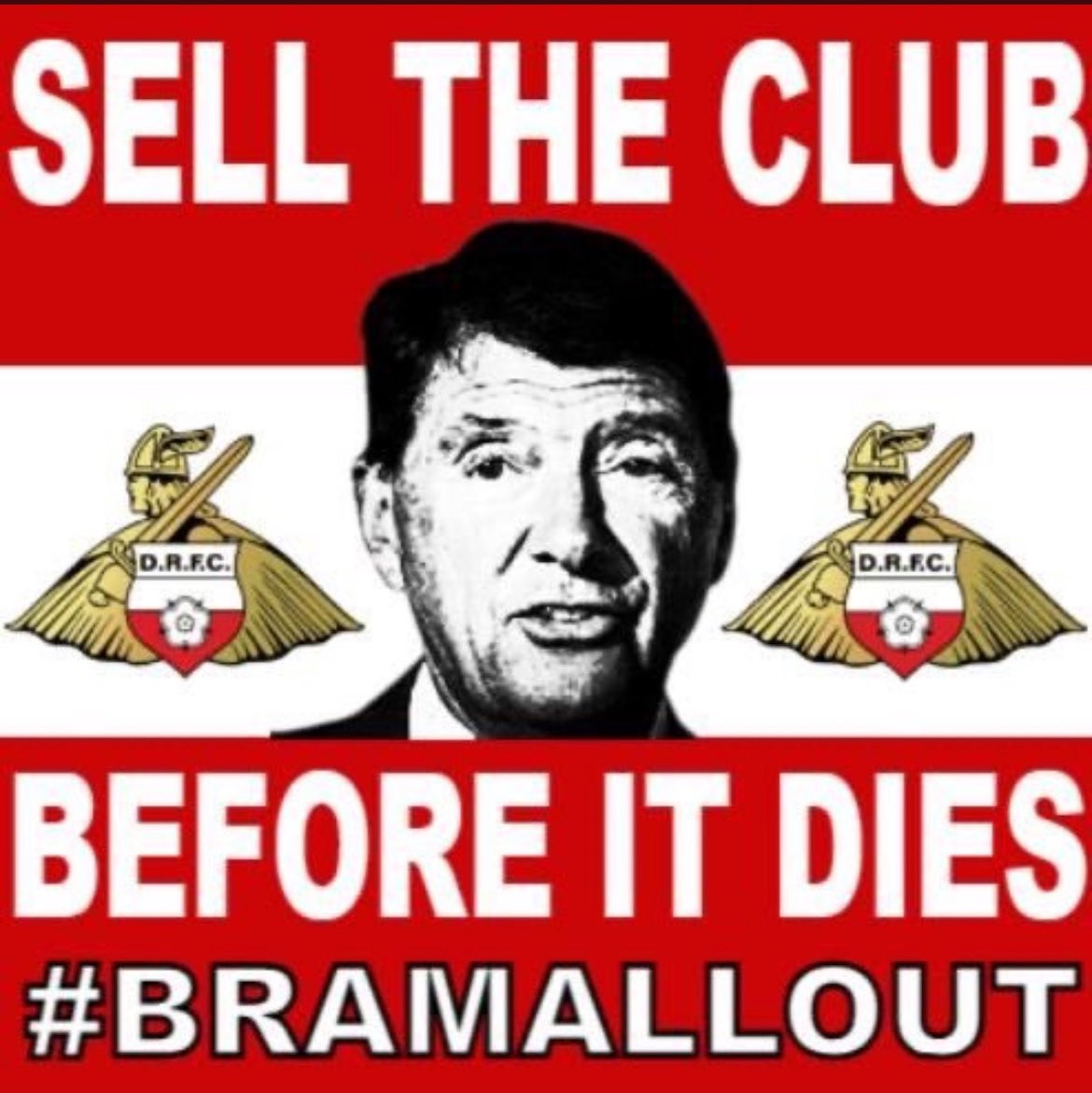 LPlatten's tweet photo. Time to go. Terry Bramall, Gavin Baldwin &amp; David Blunt had zero intention of making us competitive it’s been clear to see. State of the transfer windows last 4 seasons. #BramallOut #DRFC 

GET OUT OF OUR CLUB https://t.co/cY24kHgFiX